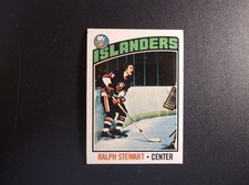1976-77 Topps Hockey Ralph Stewart Card # 229