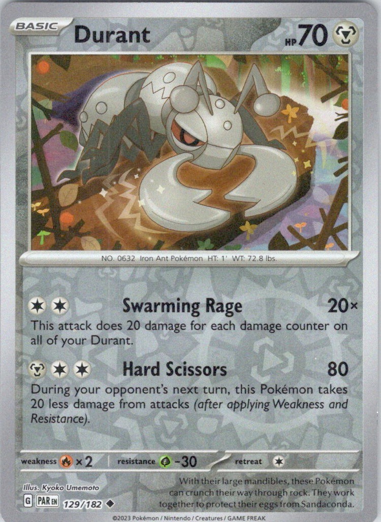 Durant Reverse Holofoil 129/182 Paradox Rift
