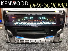 KENWOOD DPX-6000MD 2DIN Car Audio CD MD Player Operation confirmed Very good