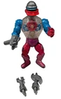 Vintage MOTU He Man Roboto Action Figure With 3 Gun Arm Attachments