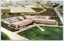 Postcard CA Lompoc California Vandenburg Air Force Base Headquarters D14
