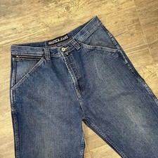 Vintage Nautica Jeans Men Size 34x32 Blue Baggy 90s Y2K Hip Hop Skate