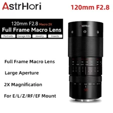 AstrHori 120mm F2.8 2X Full Frame Macro Lens for Sony E Canon RF Nikon Z L Mount