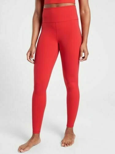 Athleta Elation 7 8 Tight in Hibiscus Red XL Yoga Gym 293142 eBay