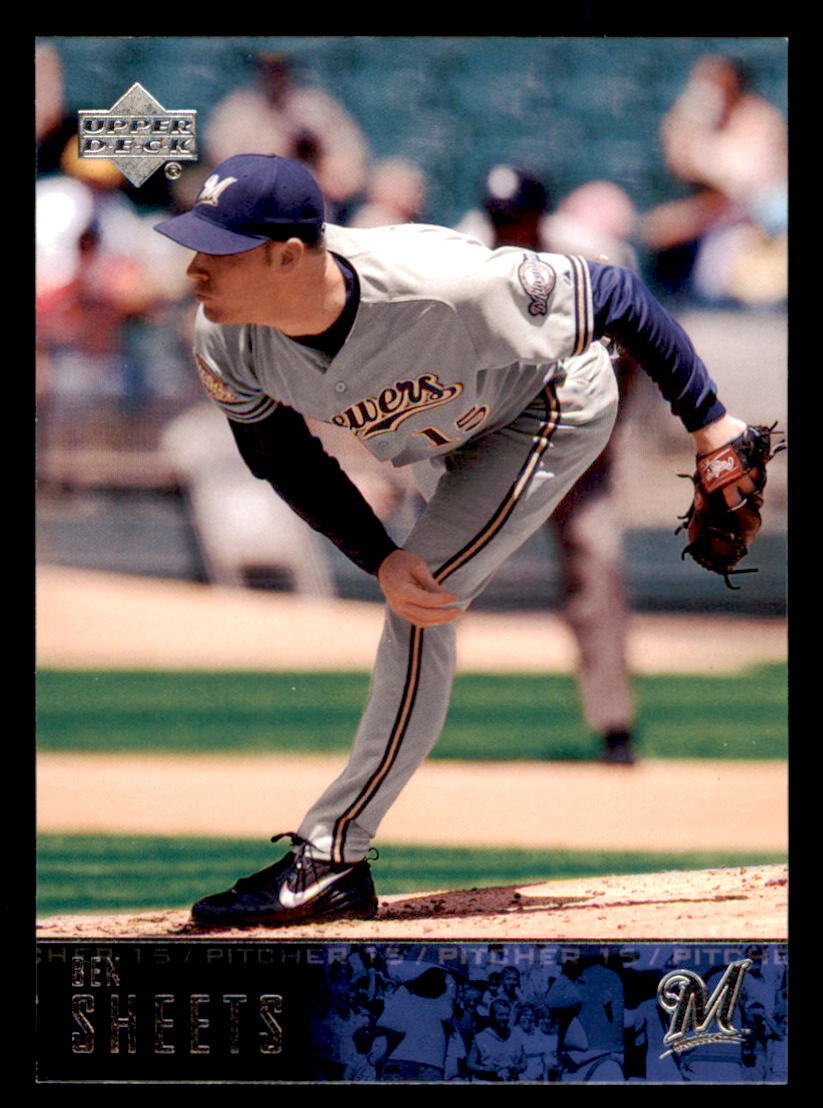 2004 Upper Deck  #152 Ben Sheets Milwaukee Brewers