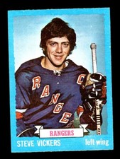 1973-74 TOPPS HOCKEY #57 STEVE VICKERS NEW YORK RANGERS