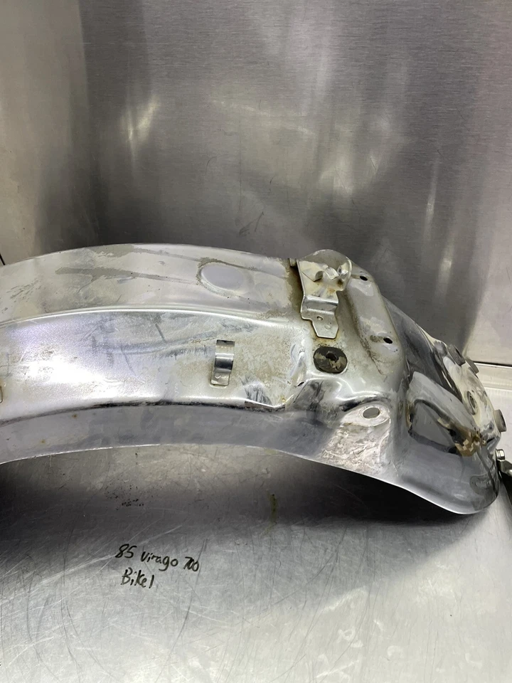 Guardabarros trasero cromado Yamaha Virago xv700 xv1000 700 1000 1984 1985 84 85 Foto 2 de 4