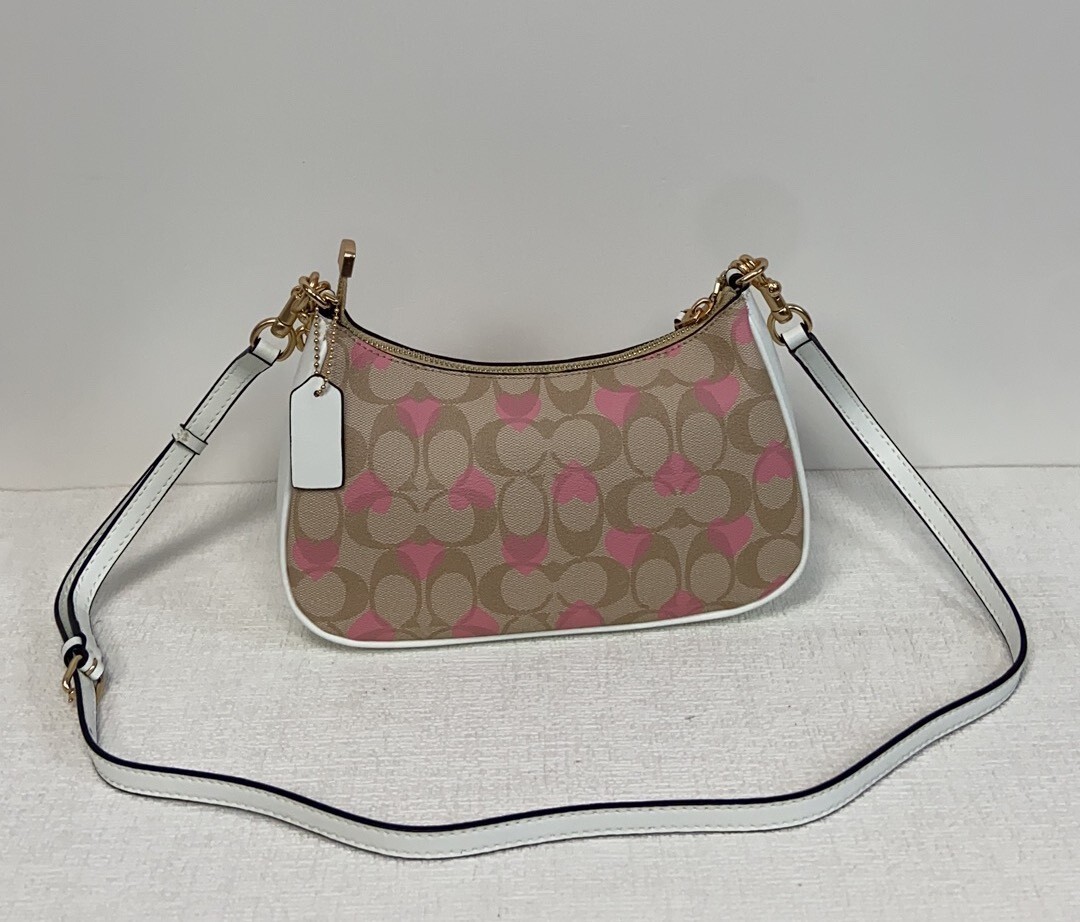 ショルダーバッグ・ポシェット [REST&RECREATION] RR LOGO TERRY SHOULDER BAG COACH® Outlet | Teri Shoulder Bag In Signature Canvas