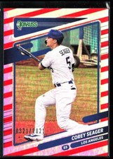 2021 Donruss Red #109 Corey Seager /2021 Los Angeles Dodgers