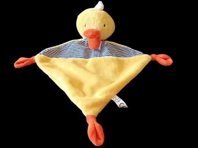 Schmusetuch Bayer Ente gelb orange Gans Küken Kuscheltuch Comforter
