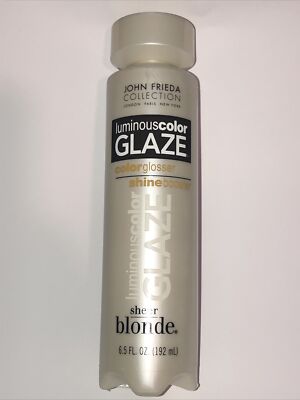 (1) John Frieda Luminous Color Gloss Glaze Sheer Blonde Platinum to Champagne 