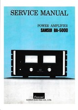 Service Manual-Anleitung für Sansui BA-5000