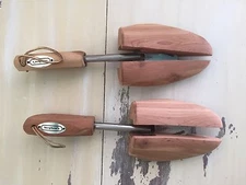 STEPHENS SHOE TREE SHAPER - Vtg Cedar Wood Shoe Inserts Stretchers Shoe keepers