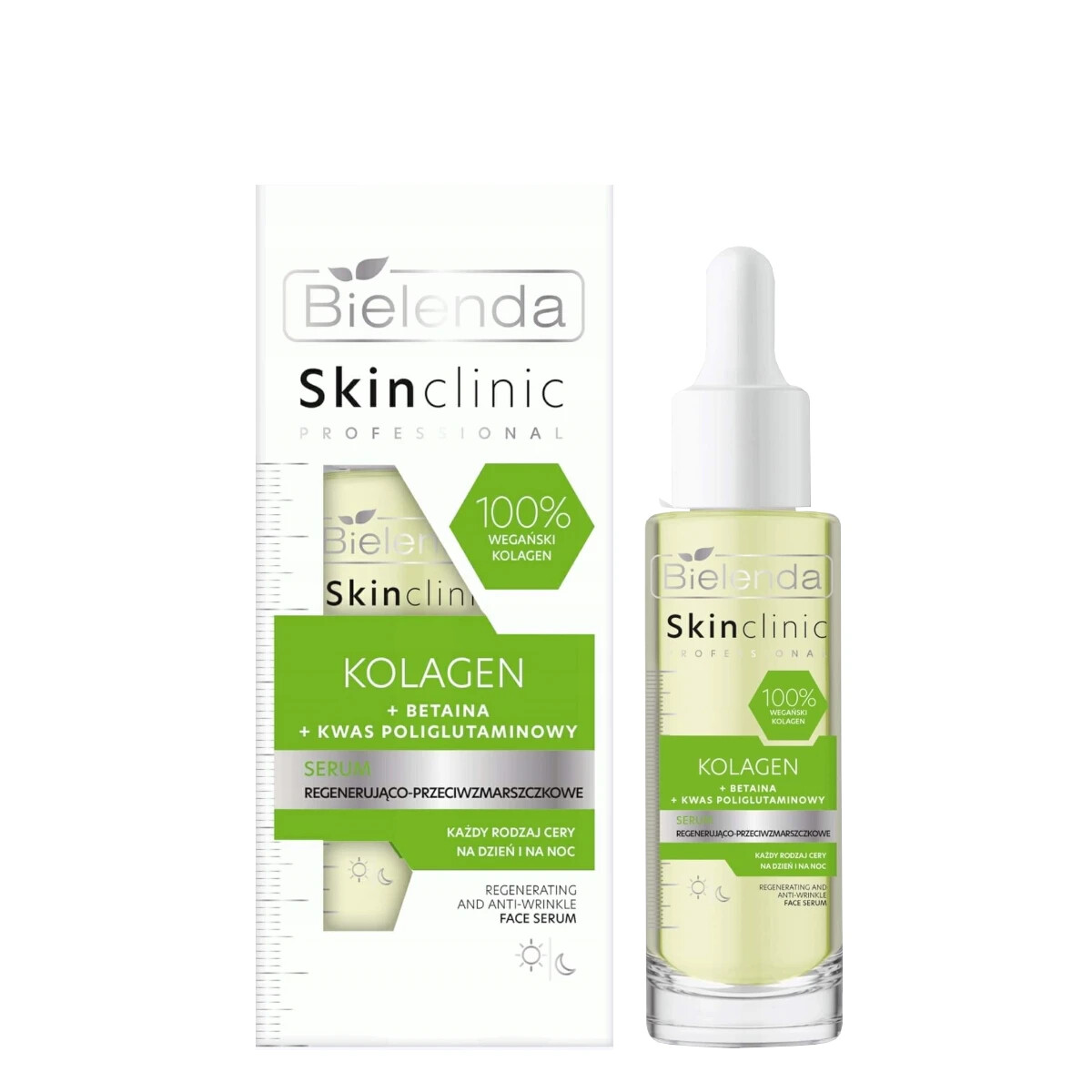 Bielenda Collagen & Betaine Regenerating Anti-Ageing Serum Skin Clinic All Skin