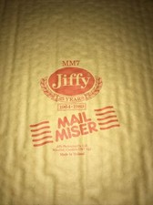 Vintage 1964/1989 JIFFY Mail Miser 25 Years Bubble Padded Envelope - FILM PROP