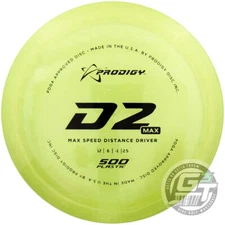 NEW Prodigy 500 Series D2 Max Distance Driver Golf Disc - COLORS WILL VARY