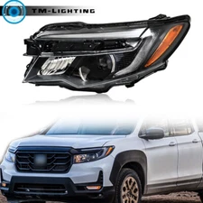 For 2016-18 Honda Pilot/2017-20 Ridgeline Left Headlight Headlamp Halogen W/DRL