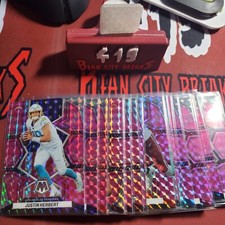 2022 Panini CAMO PINK MOSAIC PRIZM NFL Football Vet & RC Card You Pick/Choose!