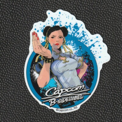CAPCOM x B-Side Label Sticker STREET FIGHTER 6 Chun-Li Japanese