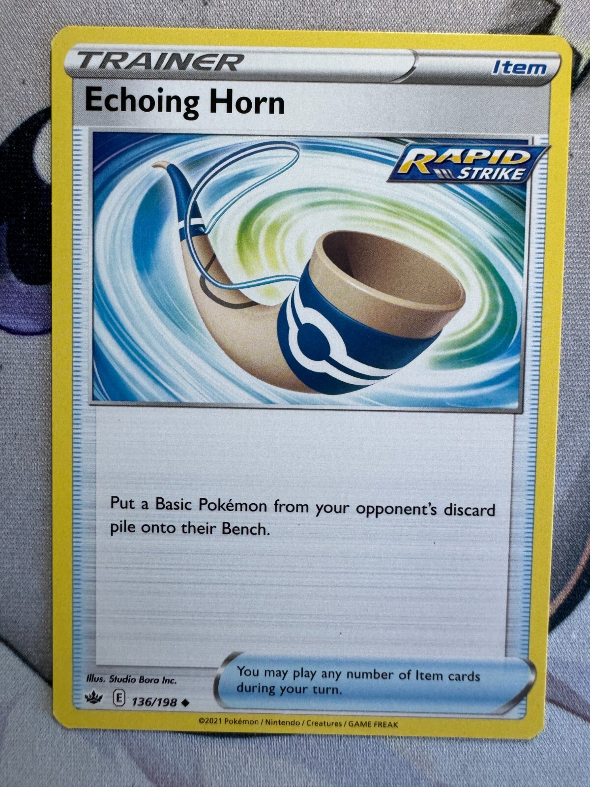 Echoing Horn Non Holo English Pokemon TCG BKO854