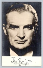 Postcard Stuart Symington US Senator Missouri 1953-76 Official Portrait B684