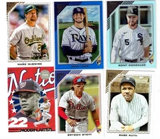 Single Card - 2022 Topps Gallery Baseball Base/Parallel/Insert Cards - You Pick!