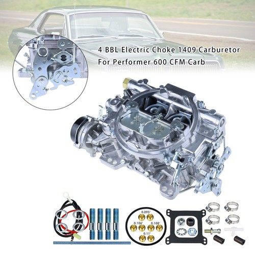 4 BBL Electric Choke 1409 Carburetor For Performer 600 CFM Carb A2 - Picture 3 of 19