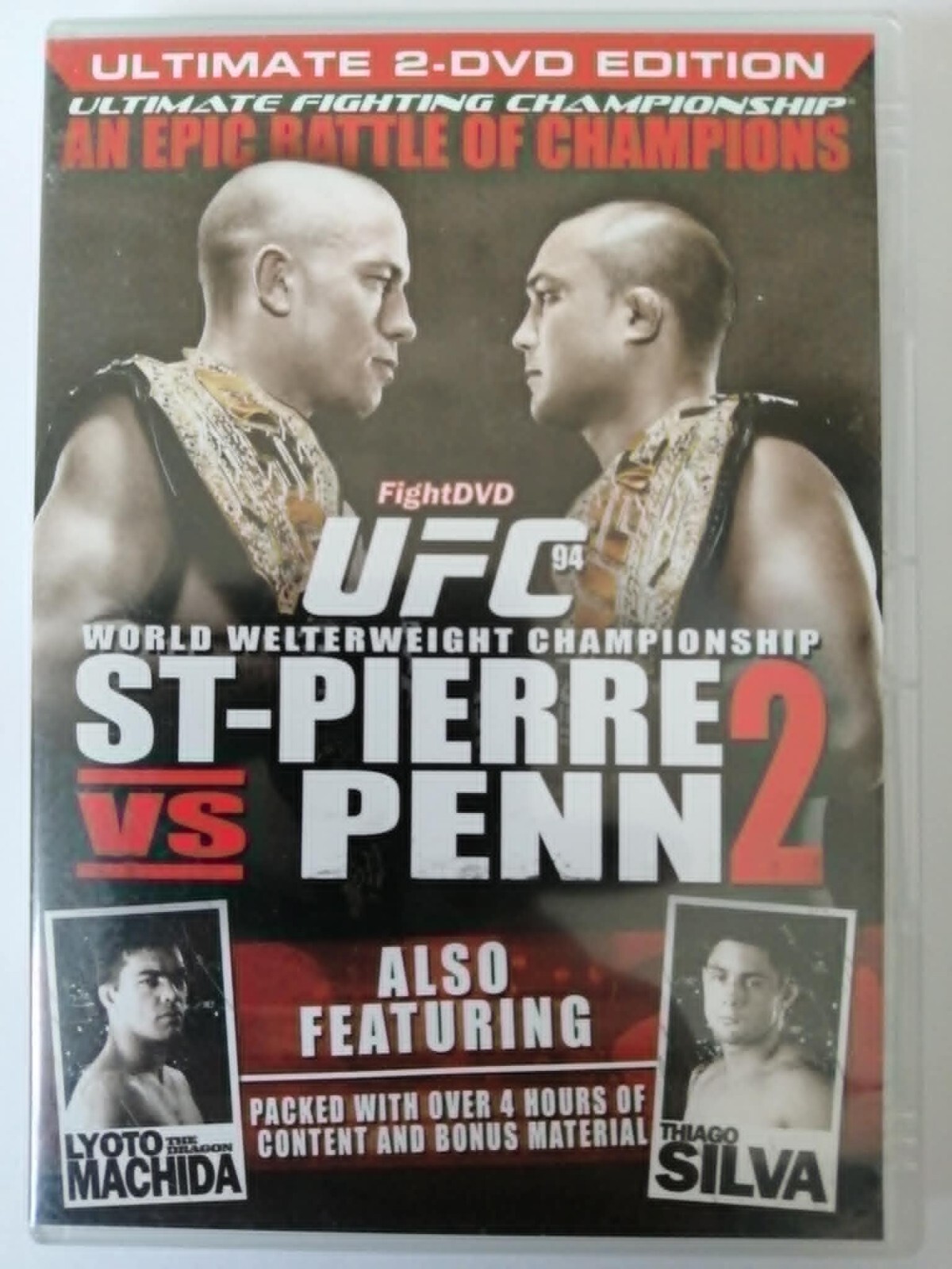 DVD UFC 94 St-Pierre vs Penn 2. Georges St-Pierre. B. J. Penn. MMA. Free UK Post