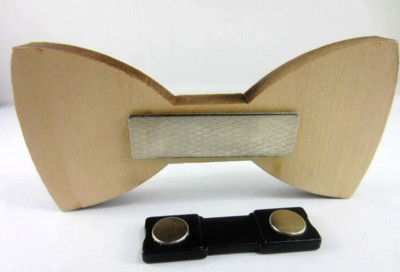 Nœud Papillon En Bois Naturel Novago - Accessoire élégant Et Unique Pour Mariage Ou Soirée