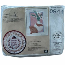 Cross Stitch Kit Vintage Needlework Creative Circle Calla Lilies 16" x 20" 1986