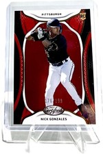 2023 Panini Chronicles Baseball Nick Gonzales Certified Red /199 Pirates 🏴‍☠️