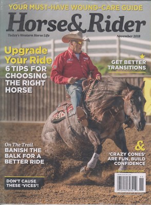 Horse & Rider November 2018 Upgrade Your Ride - 6 Tips for Choosing the Right Ho