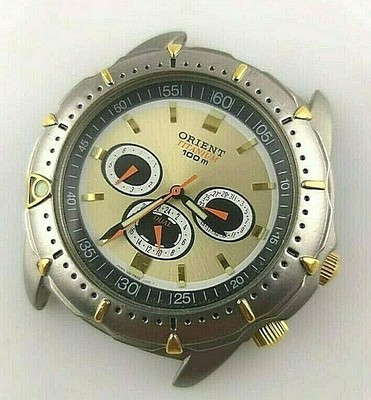 OROLOGIO Orient ctr04 TITANIUM QUARTZ WATCH VINTAGE USATO JAPAN NON  FUNZIONANTE | eBay