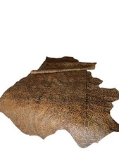 Embossed Leather Sheets Cowboy Tool Indios Brown 15.6 Sq Ft 2mm Thick Craft