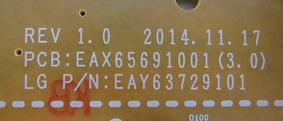 Netzteil EAX65691001 (3.0) REV 1.0 EAY63729101 für LG 55UF770V 55UF850V TV