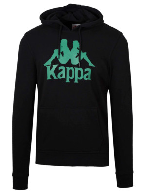 Herren Kapuzenpullover Kappa schwarz Authentic Zimim
