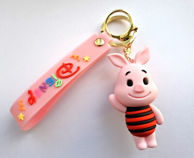 Disney Winnie The Pooh Piglet Keyring (Keychain) UK