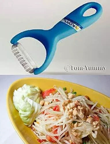 Kiwi Papaya Salad Shredder Peeler Somtum Thai Vegetable Zigzag Stainless Steel K