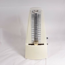 Nikko Seiki Metronome White No Cover Made In Japan