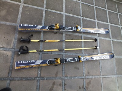 CARVER CARVING SKI HEAD 180cm intelligence mit Skistöcke  inkl. Bindung Freeflex
