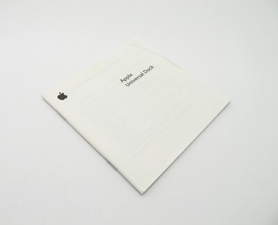 Genuine Apple 30-pin Universal Dock Manual Multilingual EN/CN/FR/DE/ES/IT
