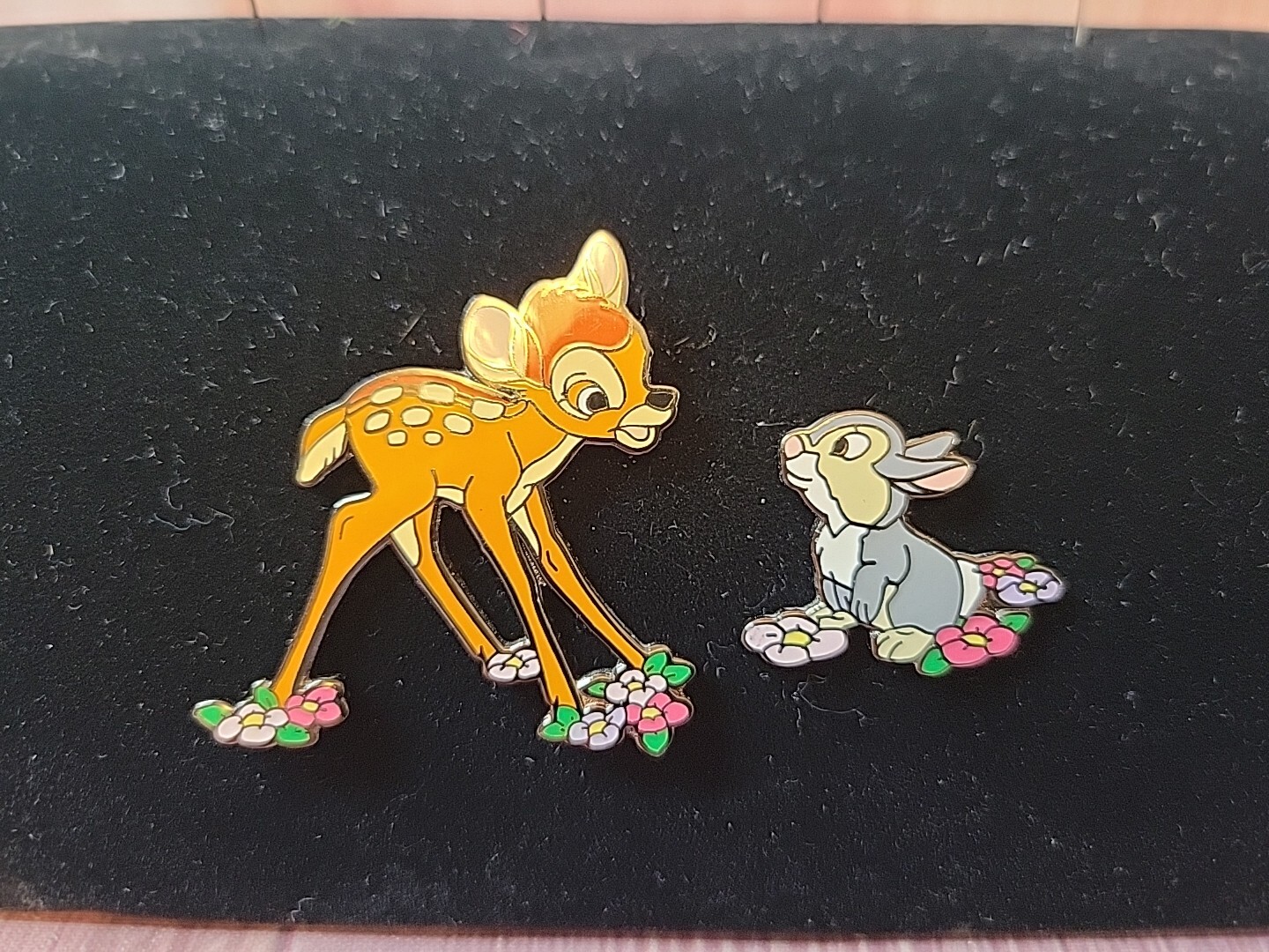 Disney Trading Pins Bambi Deer  and Thumper Bunny Set of 2 2004