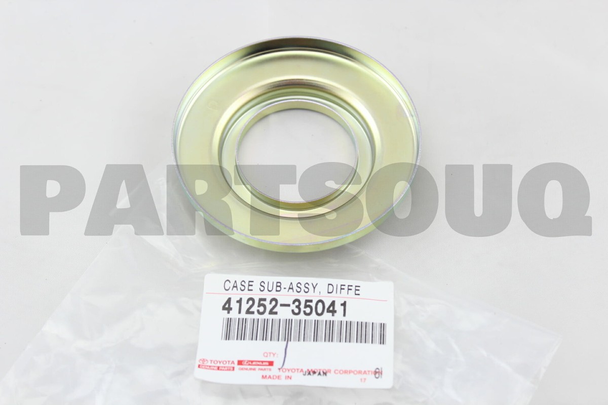 4125235041 Genuine Toyota DEFLECTOR, DUST (FOR FRONT DIFFERENTIAL