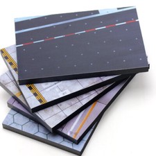 Diorama Flughafen Flugzeug Landebahn Modell Stadt Parken Rollfeld Modell 15x10cm