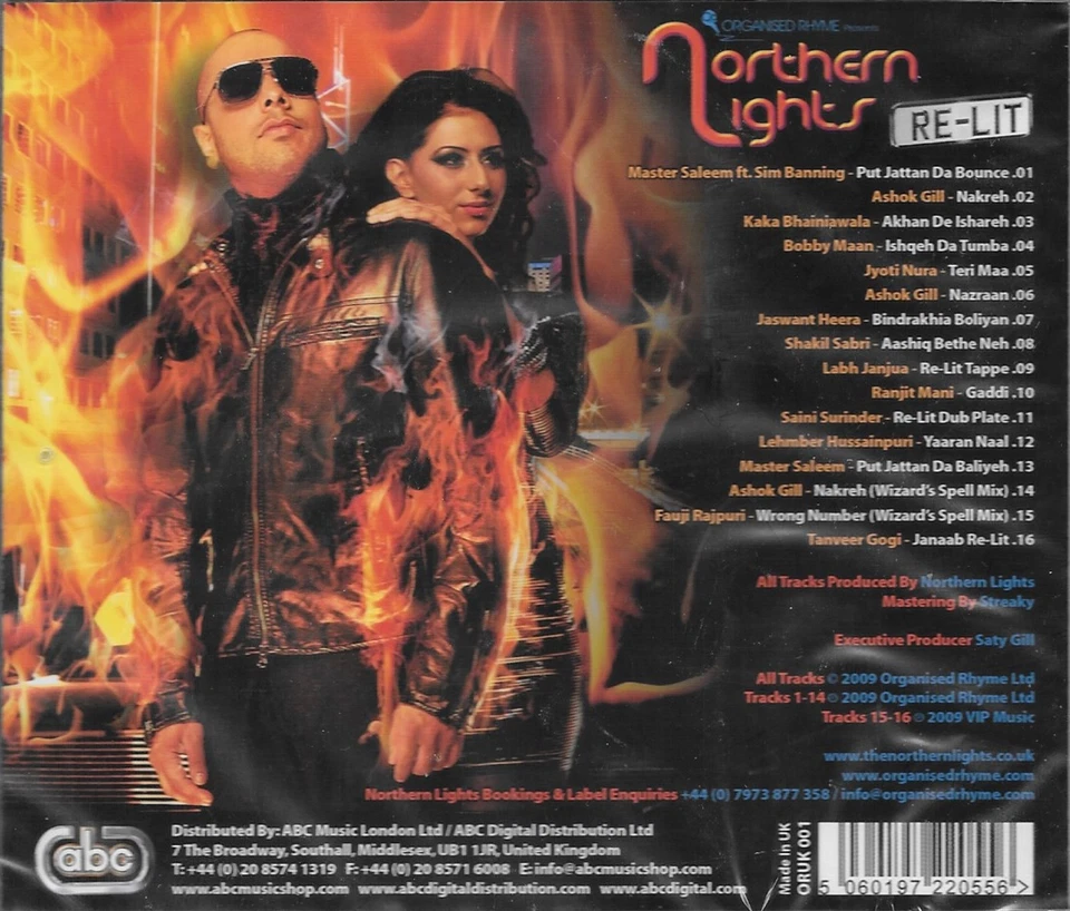 NORTHERN LIGHTS / RE-LIT - NEW UK BHANGRA CD - Image 2 of 2