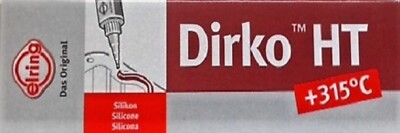 (101,43 EUR/l) ELRING DIRKO HT ROT Hochtemperatur Dichtmasse 70ml