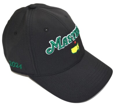 2024 MASTERS (BLACK) Dated PERFORMANCE TECH Hat from Augusta National