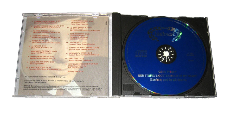 Gene Pitney - Something's Gotten Hold of My Heart CD Hits & Rarities Compilation - Image 3 of 3
