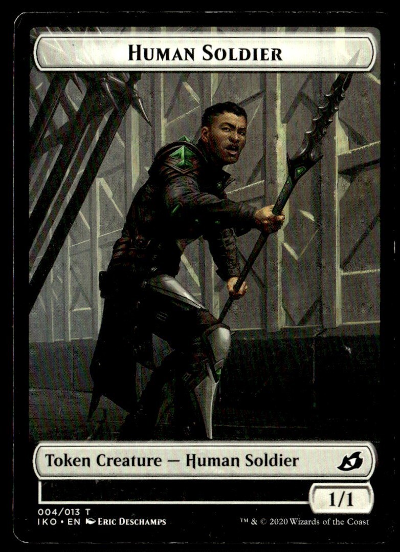 2020 Ikoria: Lair of Behemoths Tokens Human Soldier Token/Common #4