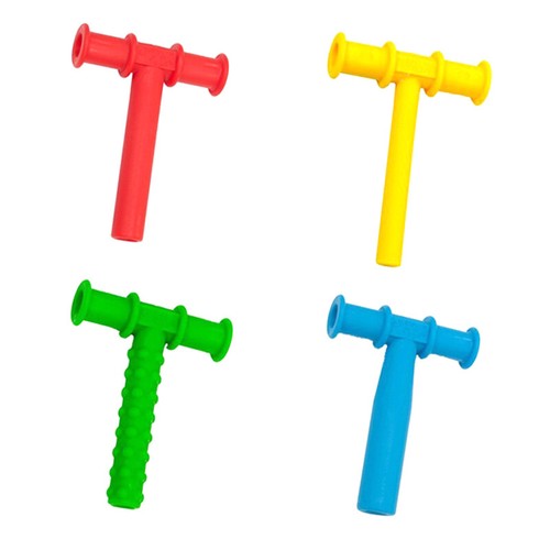 Kids Chewing Tube T-Shape Chewy Teether Baby Oral Motor Chew Tools Tuxtured Auti - Picture 7 of 16